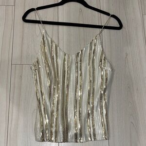 Goldie Metallic Striped Camisole
